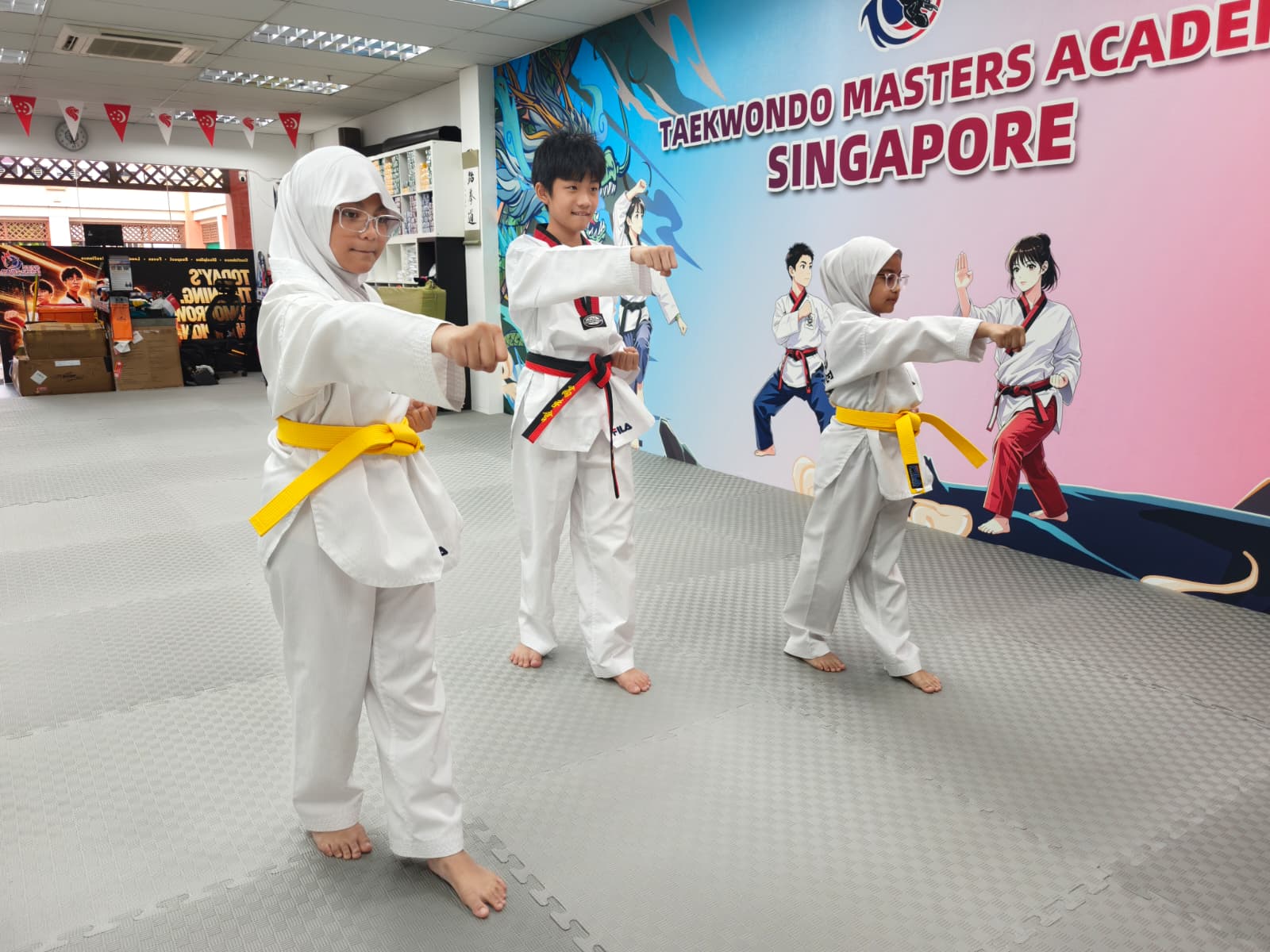 Kids & Juniors class at Taekwondo Masters Academy